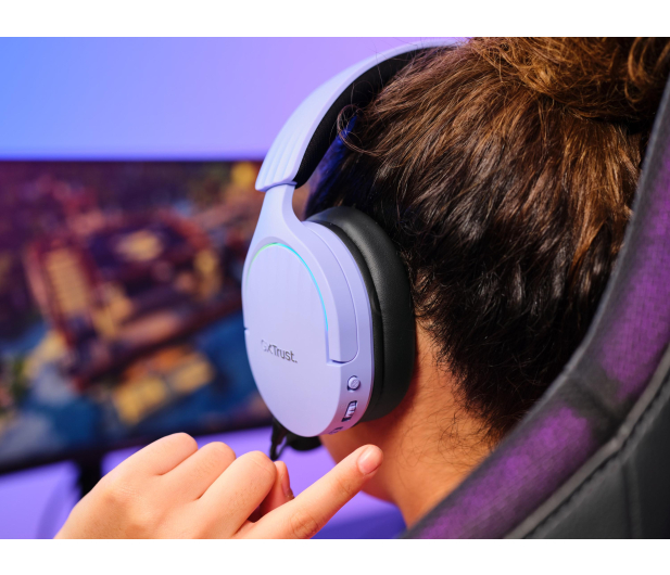 Trust GXT491P FAYZO WIRELESS (Fioletowy) - 1232394 - zdjęcie 6